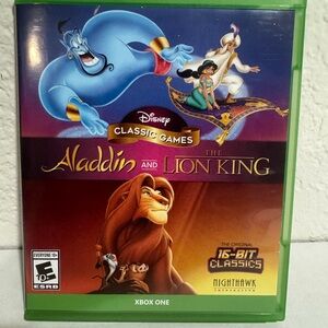 Xbox One Disney Classic Games, Aladdin and Lion King Rated E
